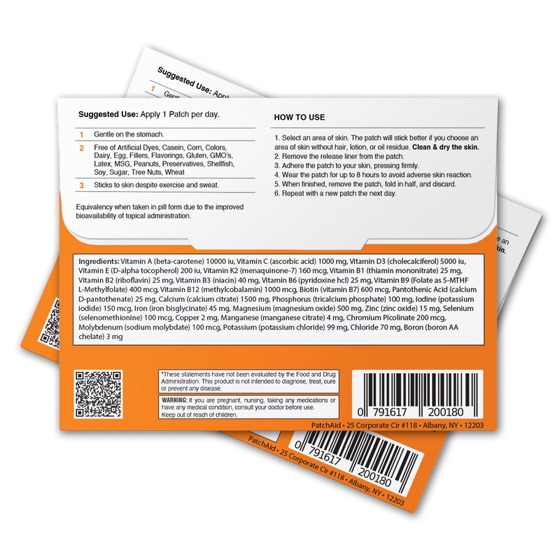 MultiVitamin Plus Topical Patch by PatchAid
