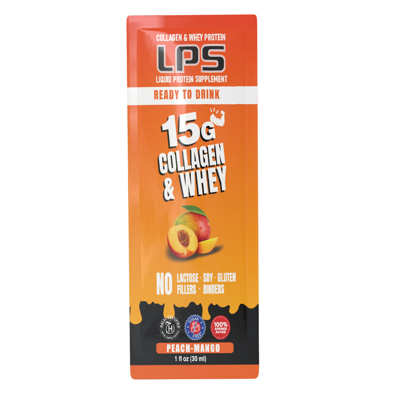 LPS® Sugar Free Collagen & Whey Liquid Protein by Nutritional Designs 1 oz Packets