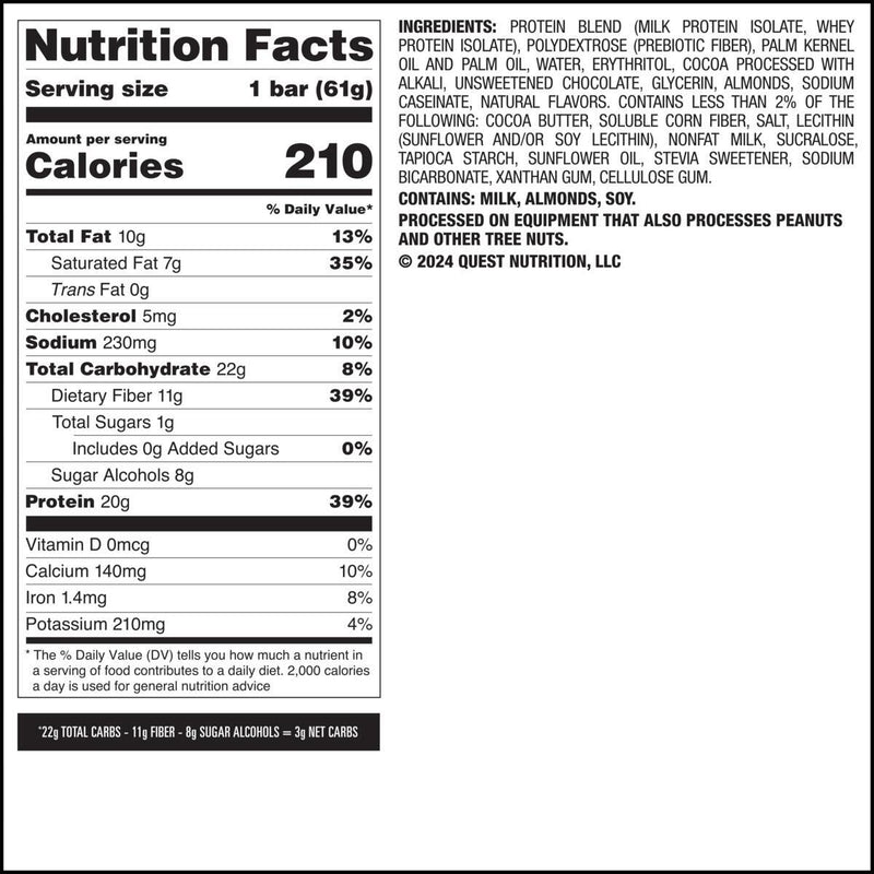 Quest Nutrition Quest Overload Protein Bar