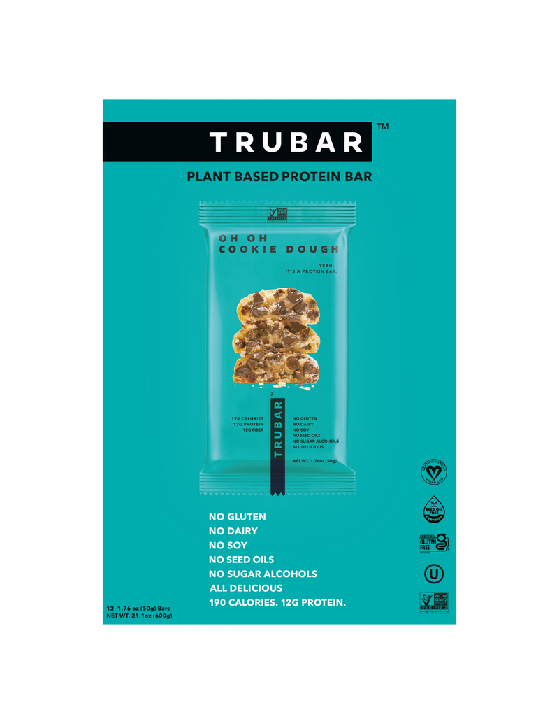 TRUBAR Plant-Based Protein Bar - Oh-Oh Cookie Dough