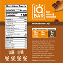 IQBar Vegan and Keto Protein Bars - Peanut Butter Chip