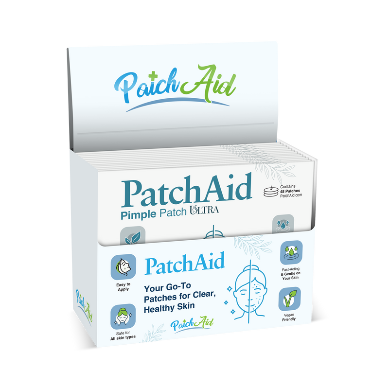 Pimple Patch Ultra – 48 Invisible Hydrocolloid Patches with Tapered Edges