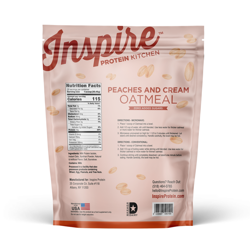Inspire Protein Kitchen Oatmeal