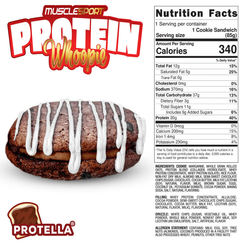 MuscleSport 20g Protein Whoopies