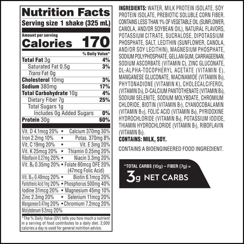 Atkins Nutritionals Strong Protein & Fiber Ready-to-Drink Shakes