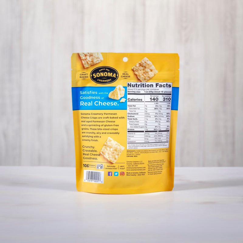 Sonoma Creamery Parmesan Crisps 2.25 oz