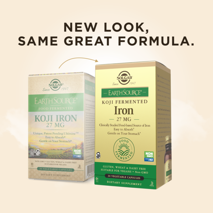 Solgar® Earth Source® Koji Fermented Iron 27mg