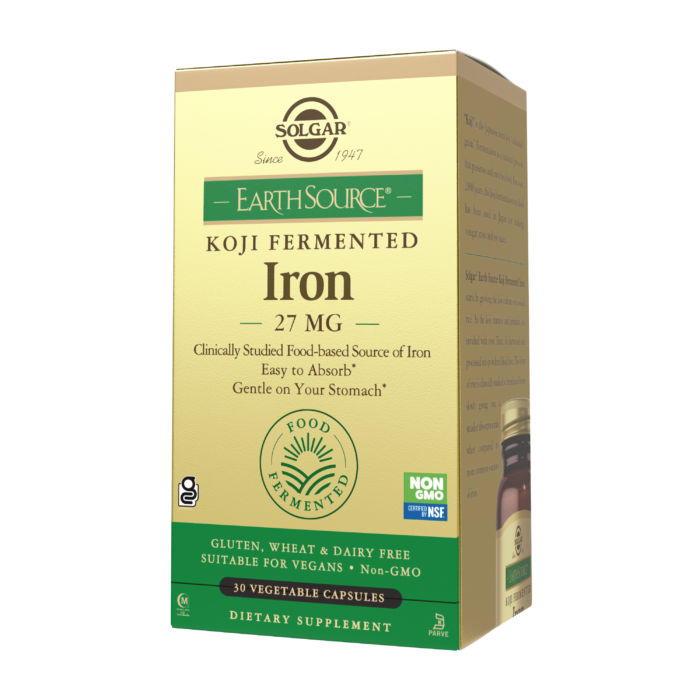 Solgar® Earth Source® Koji Fermented Iron 27mg