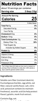 ChocZero S'mallows Marshmallow Fluff Spread. 7.5 oz