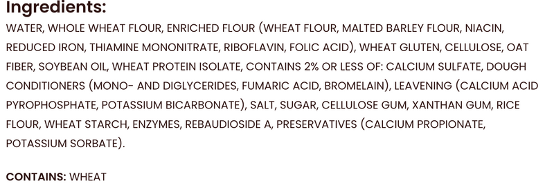 Toufayan Bakeries Low Carb/Low Sodium Wrap