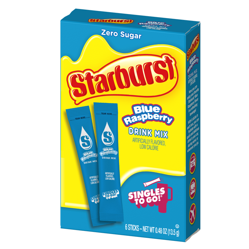 Starburst Zero Sugar Singles-to-Go