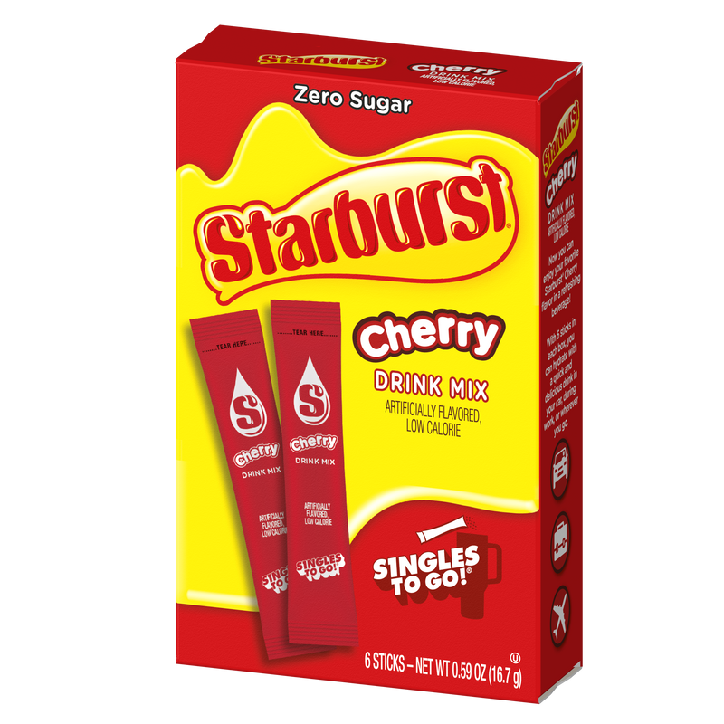 Starburst Zero Sugar Singles-to-Go
