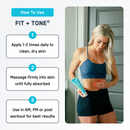 SteelFit Fit + Tone Body Firming and Contouring Lotion, 8 fl oz