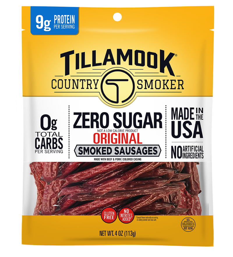 Tillamook Country Smoker Zero Sugar Smoked Sausages