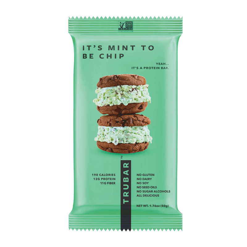 TRUBAR Plant-Based Protein Bar - It's Mint to be Chip