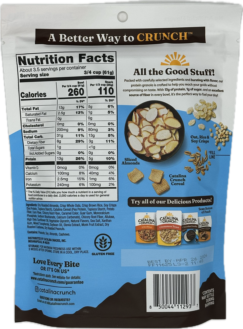 Catalina Crunch Protein Granola, 8 oz