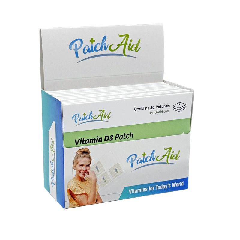 Vitamin D3 with K2 Vitamin Patch by PatchAid