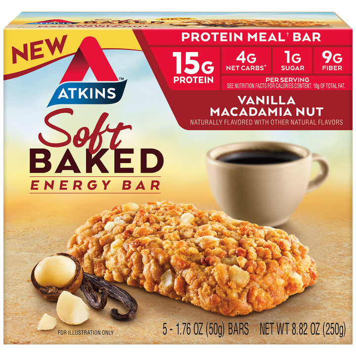 Atkins Nutritionals Soft Baked Protein Bars