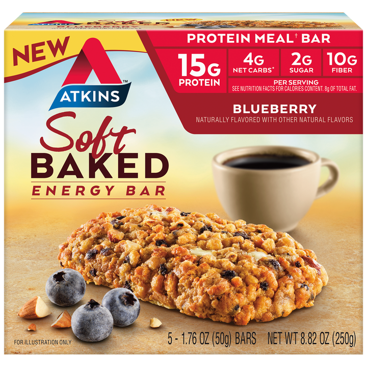 Atkins Nutritionals Soft Baked Protein Bars