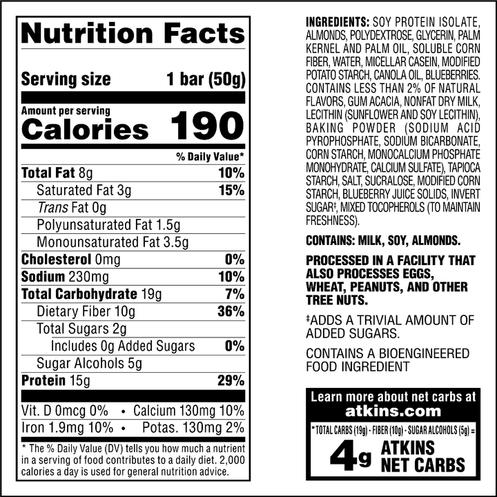 Atkins Nutritionals Soft Baked Protein Bars