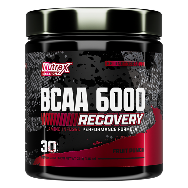 Nutrex BCAA 6000 Recovery - Amino Infused Performance Formula, 30 servings