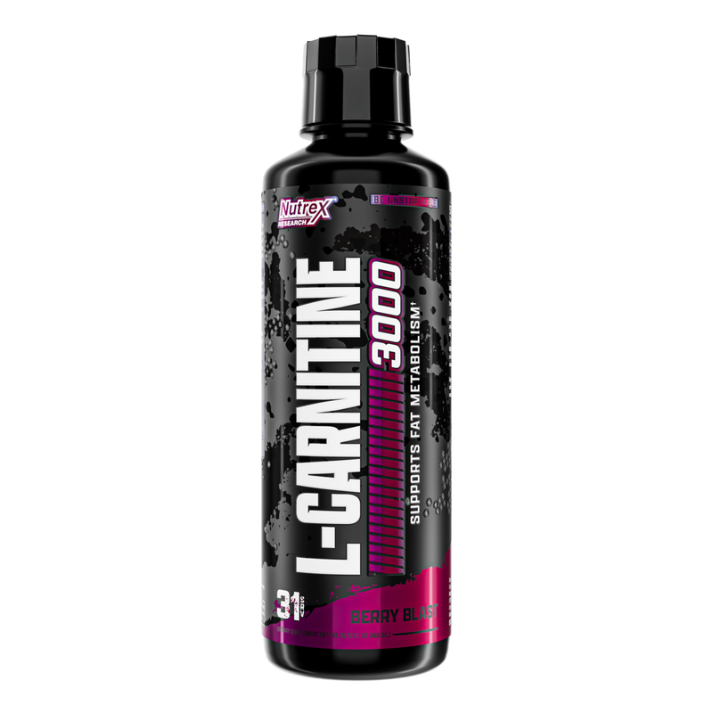 Nutrex Liquid L-Carnitine 3000, 31 servings (15.72 fl oz)