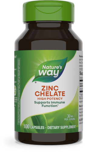 Nature's Way Zinc Chelate 100 capsules