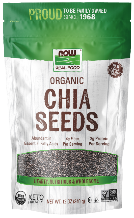 NOW Chia Seed, Organic 12 oz.