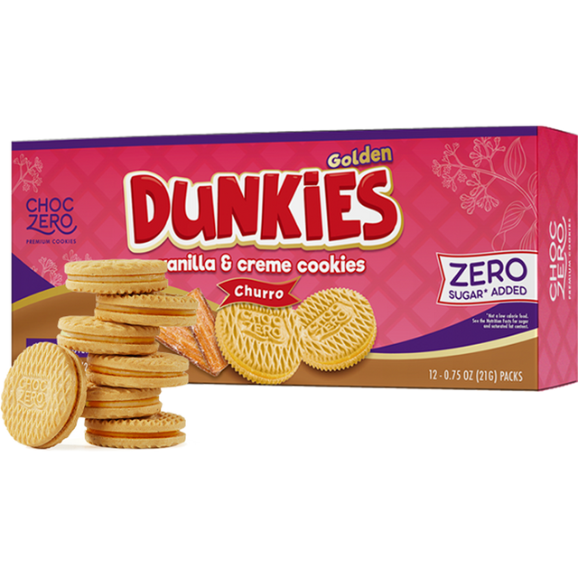 ChocZero Dunkies Sandwich Cookies, 9 oz