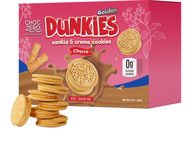 ChocZero Dunkies Sandwich Cookies, 9 oz