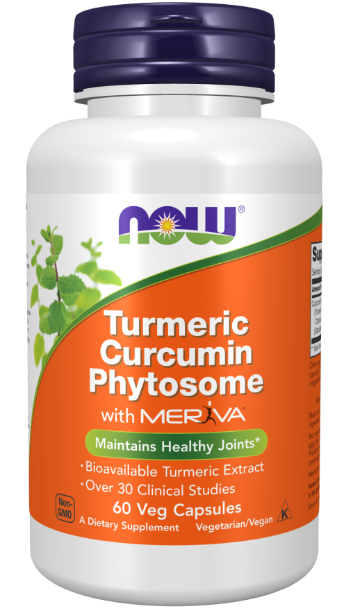 NOW Turmeric Curcumin Phytosome 60 veg capsules