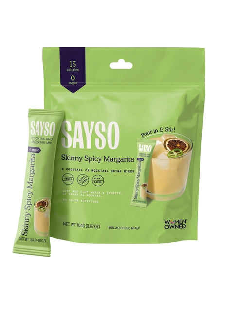 SAYSO Ready-To-Make Cocktail/Mocktail Mixer Teabag