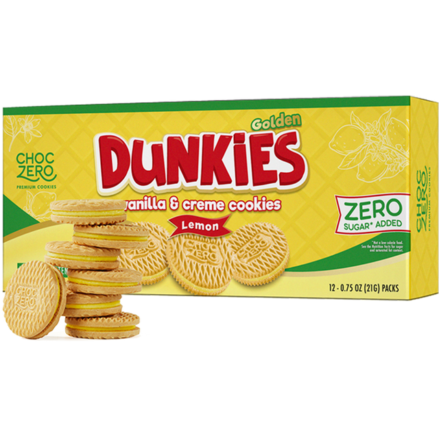 ChocZero Dunkies Sandwich Cookies, 9 oz