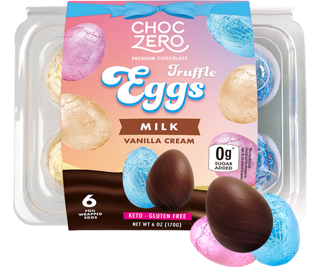 ChocZero Vanilla Creme Easter Eggs, 6oz