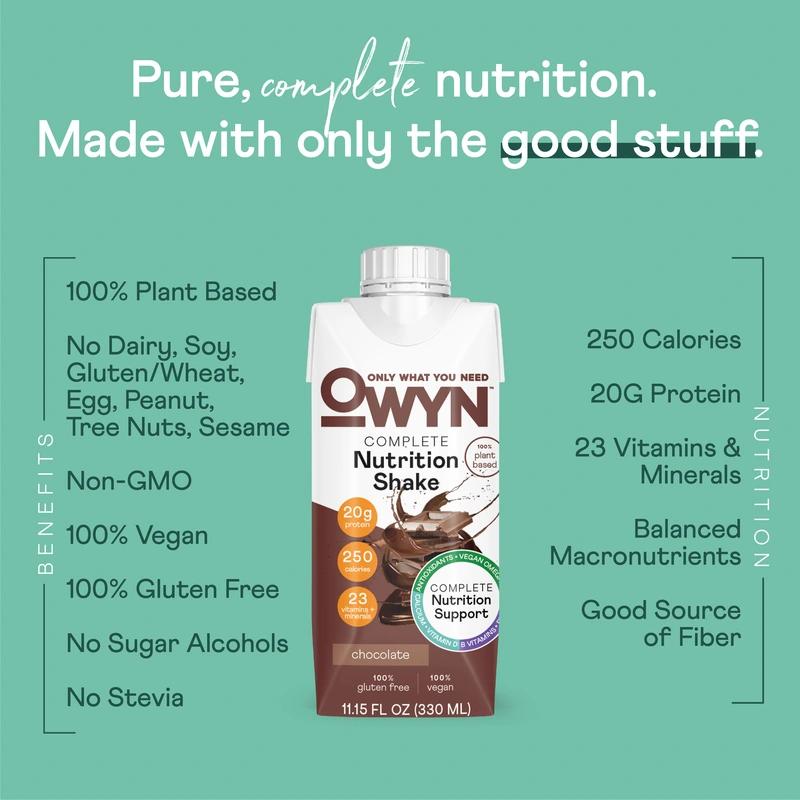 Complete Nutrition Meal Replacement Shake by OWYN