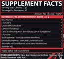 Nutrex Outrage Ultra Stim Pre-Work Out, 30 servings