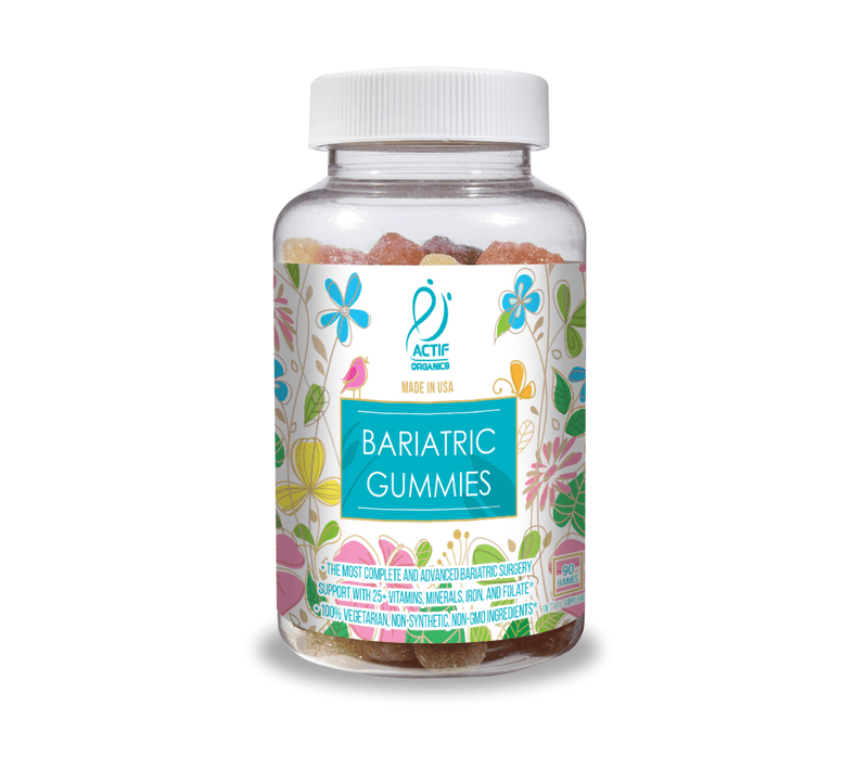 Actif Organic Bariatric Gummies with 25 Organic Vitamins & Minerals