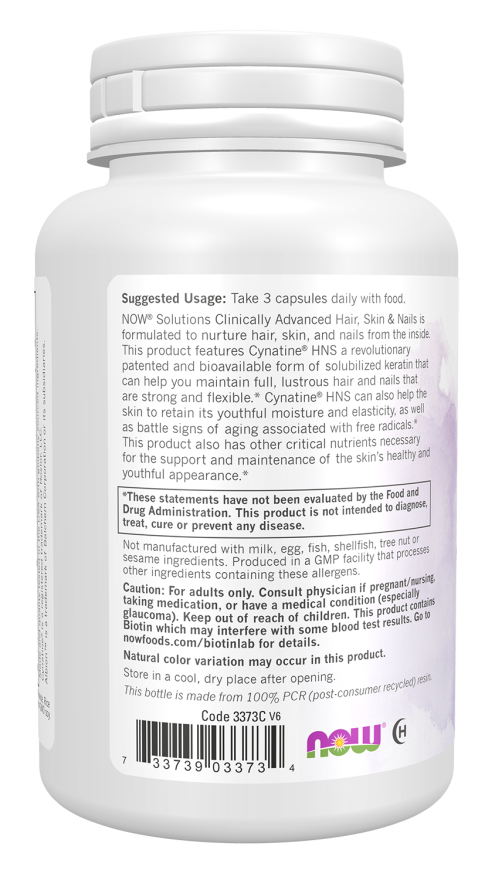 NOW Hair, Skin & Nails 90 capsules