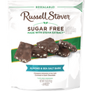 Russell Stover Sugar Free Dark Chocolate Bark - Almond & Sea Salt