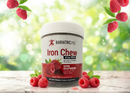 BariatricPal Sugar-Free Iron Chews 45mg with Probiotics - Sour Raspberry