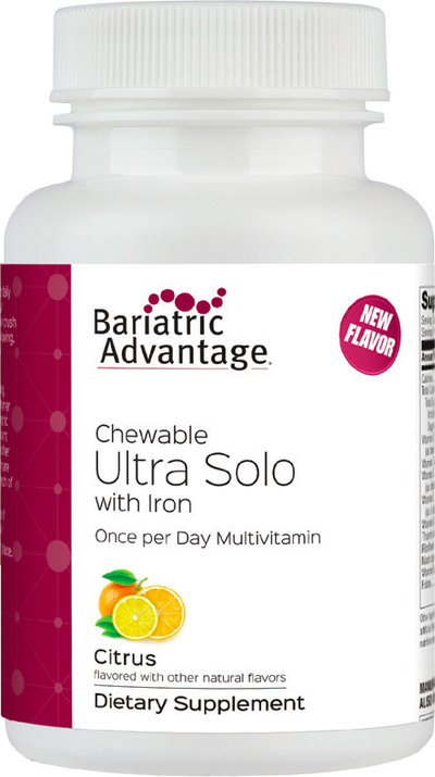 Bariatric Advantage Ultra Solo "One Per Day" Multivitamin Chewable with Iron