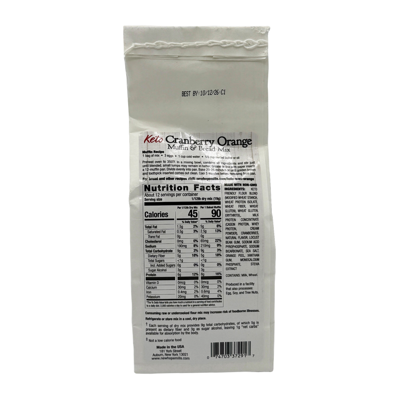 New Hope Mills No Sugar Added Muffin & Bread Mix