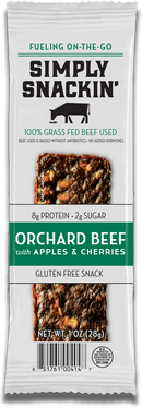 Simply Snackin' Beef Protein Snack - Orchard Beef with Apples & Cherries