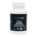 Chaga Mushroom Capsule by Netrition - Nature's Immunity Boost in a Capsule (CLEARANCE: Best by September 29, 2025)