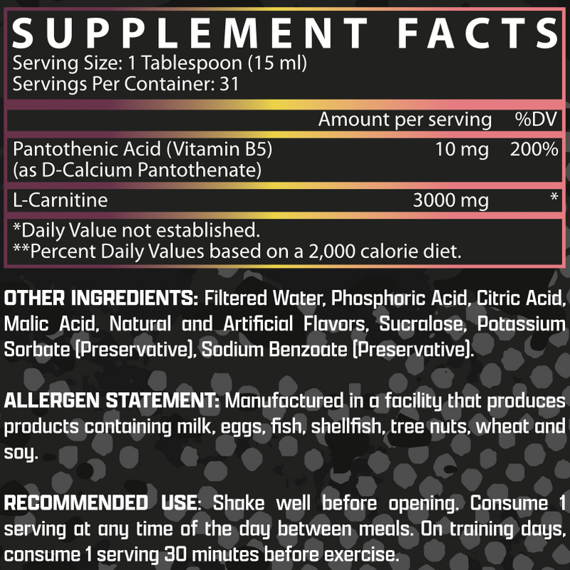 Nutrex Liquid L-Carnitine 3000, 31 servings (15.72 fl oz)