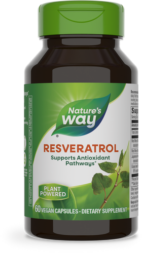 Nature's Way Resveratrol 60 vegan capsules