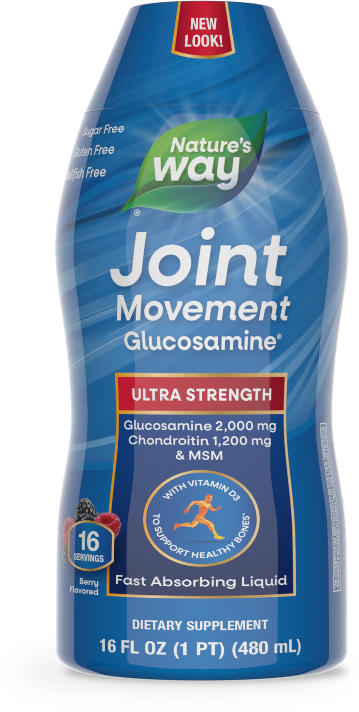 Nature's Way Joint Movement Glucosamine and Chondroitin Liquid - Berry Flavor