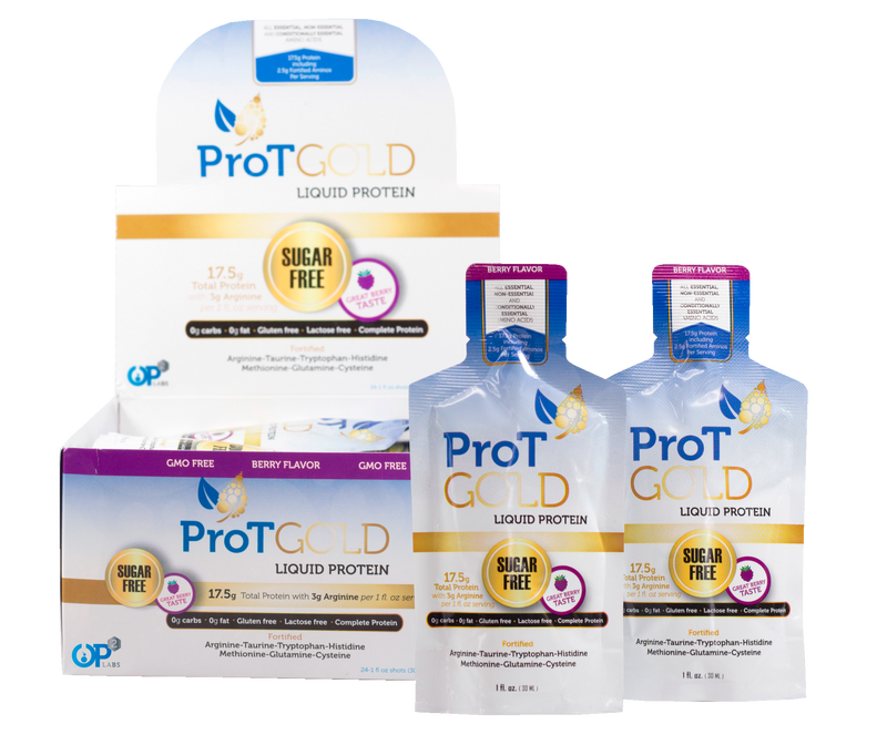 Liquid Collagen Protein Packets by ProT Gold - Berry 