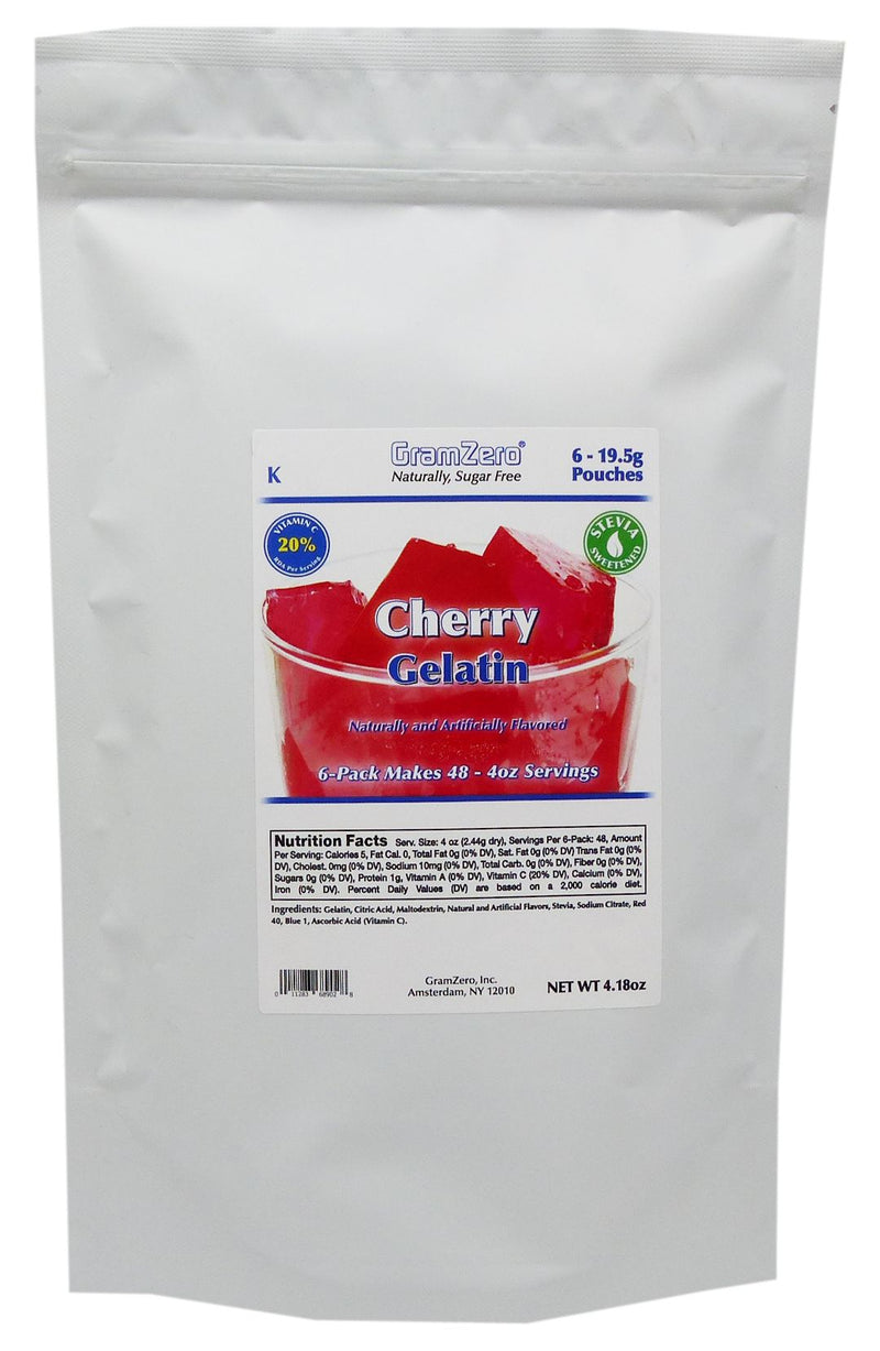 GramZero Stevia Sweetened Sugar Free Gelatin Mix