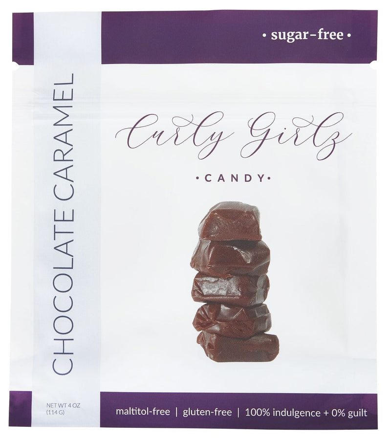 Curly Girlz Sugar-Free Caramel Candy